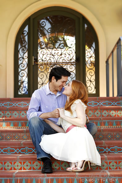 Engagement session in Newport Beach, California