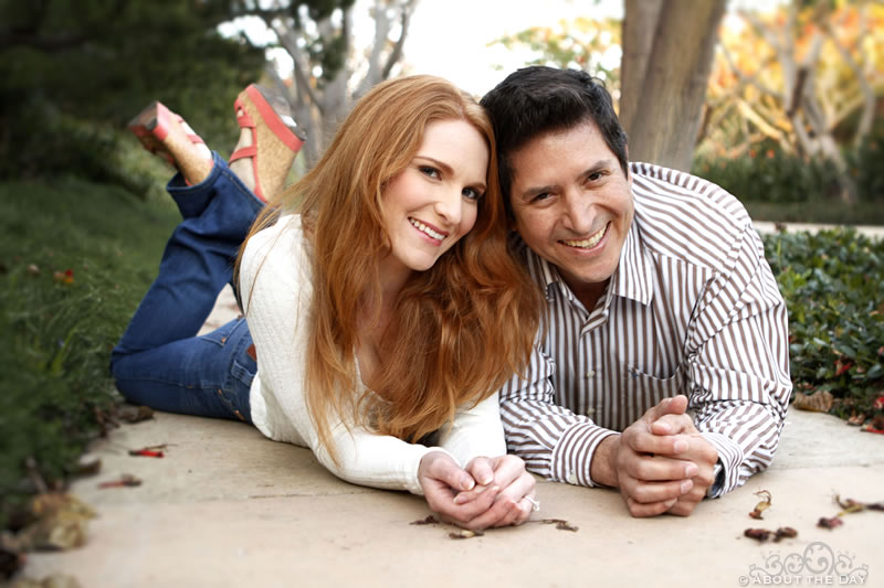 Engagement session in Newport Beach, California