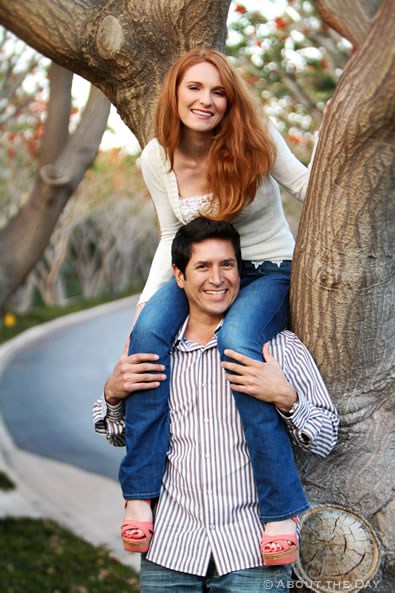 Engagement session in Newport Beach, California