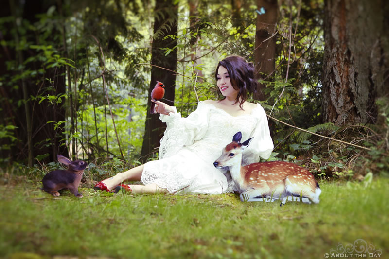 Snow White shoot in Olympia, Washington