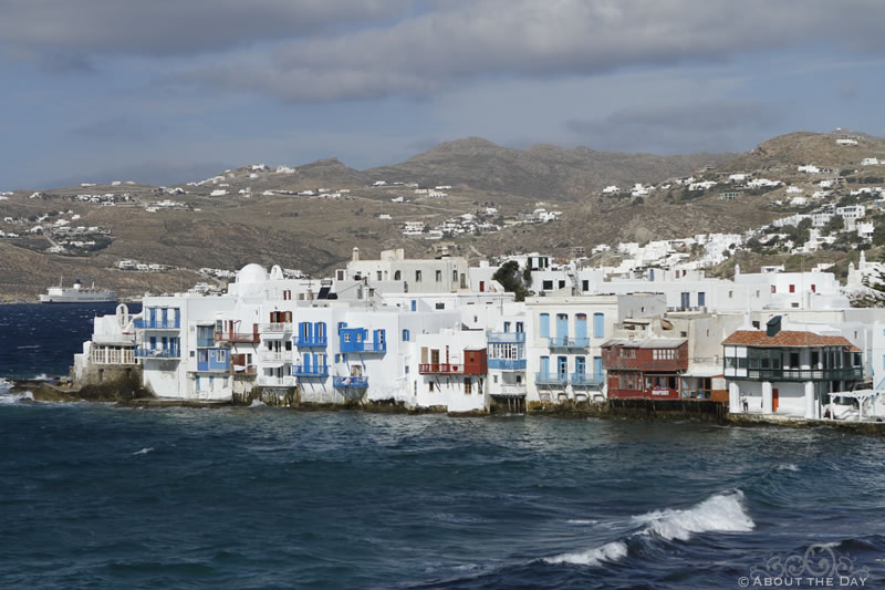 The city of Mykonos, Greece