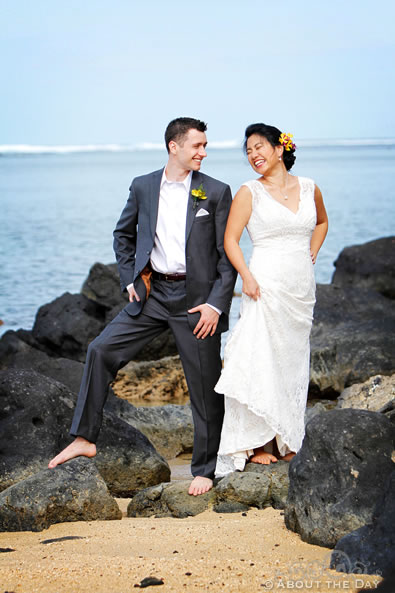 Wedding in Princeville, Hawaii