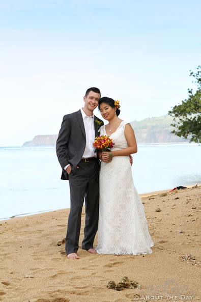 Wedding in Princeville, Hawaii