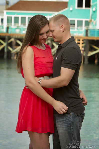 Engagement session in Monterey, California
