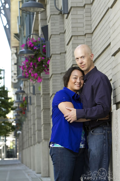 Engagement session at Safeco Field in Seattle, Washington