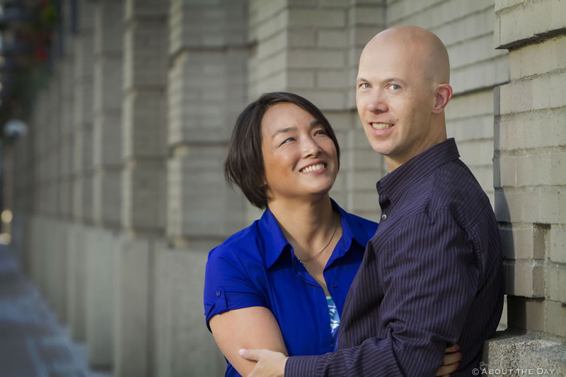 Engagement session at Safeco Field in Seattle, Washington