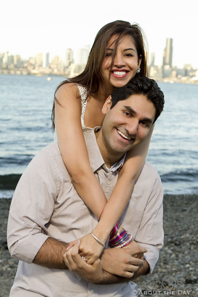 Engagement session in Seattle, Washington