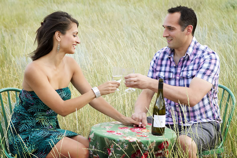 Engagement session in Kamloops, British Columbia