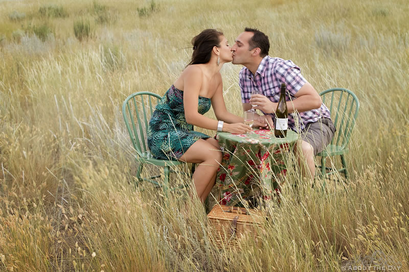 Engagement session in Kamloops, British Columbia