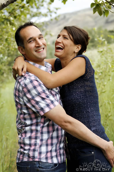 Engagement session in Kamloops, British Columbia