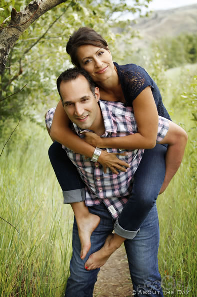 Engagement session in Kamloops, British Columbia