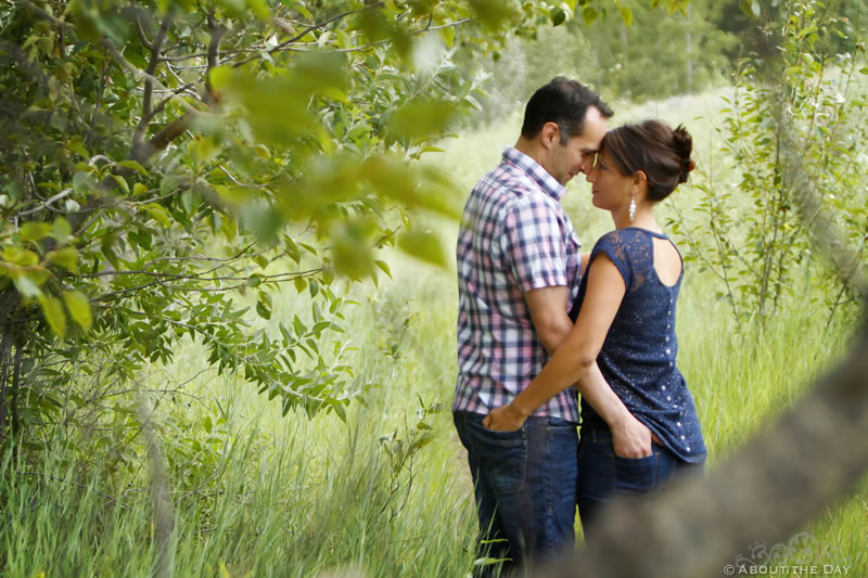 Engagement session in Kamloops, British Columbia