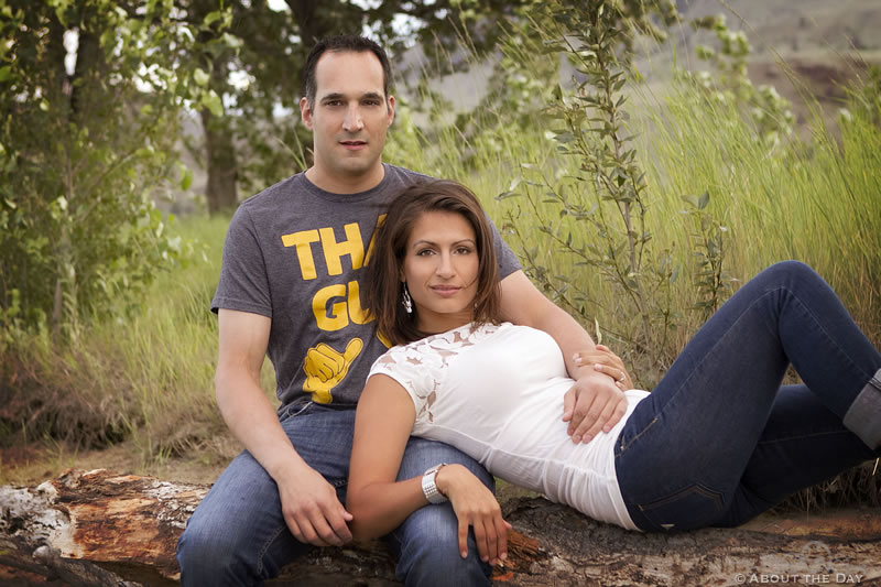 Engagement session in Kamloops, British Columbia