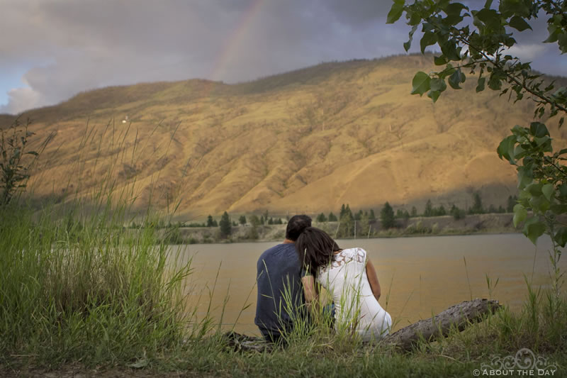 Engagement session in Kamloops, British Columbia