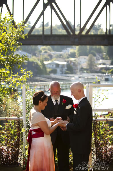 Wedding at The Canal in Ballard, Washington