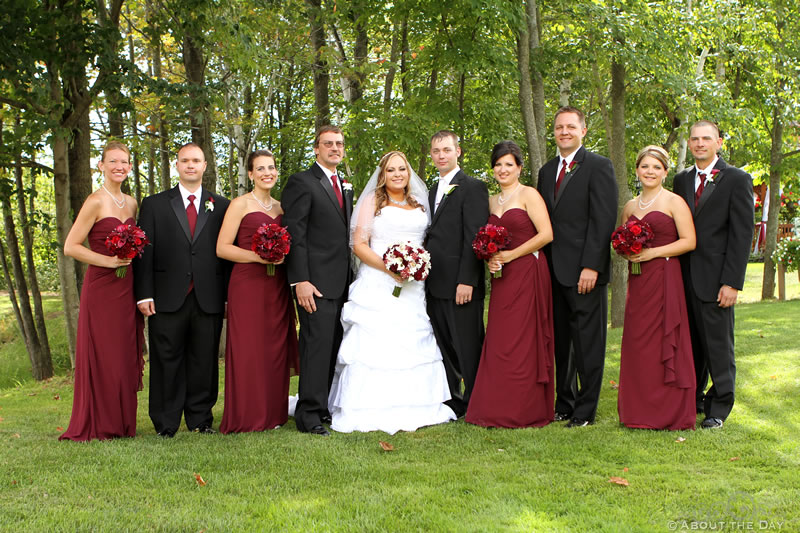 Wedding at Flowers of the Field in Mosinee, Wisconsin