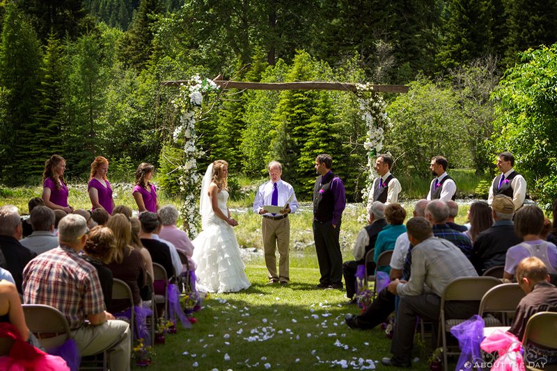 Wedding at Wallowa Lake in Joseph, Oregon