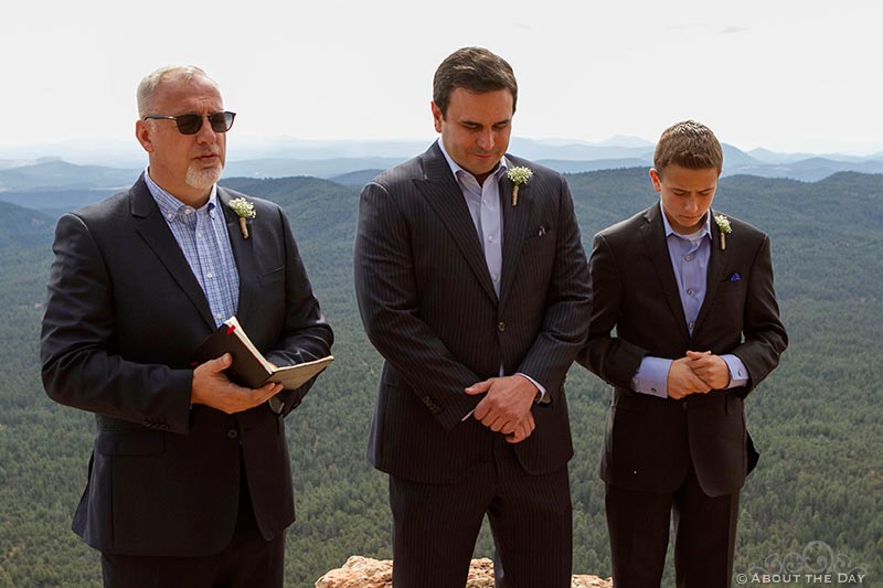 Wedding at the Mogollon Rim, Arizona