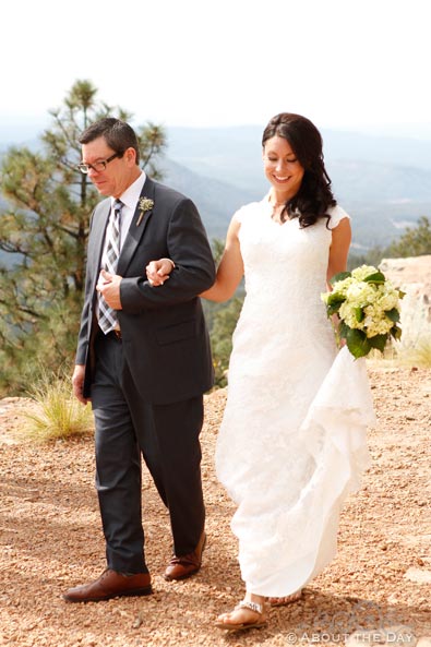 Wedding at the Mogollon Rim, Arizona