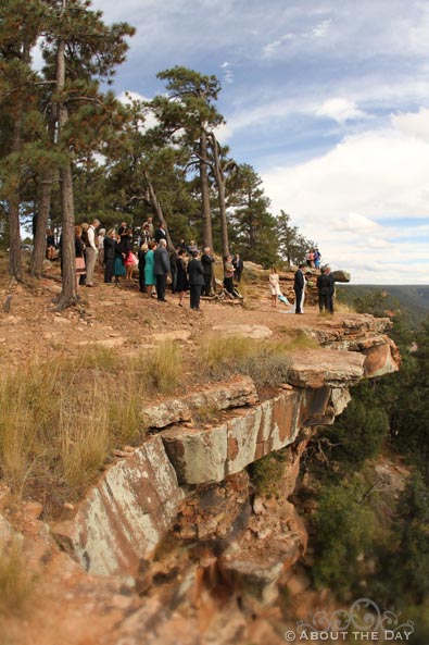 Wedding at the Mogollon Rim, Arizona