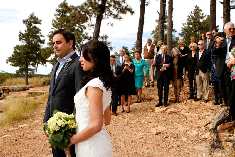 Wedding at the Mogollon Rim, Arizona