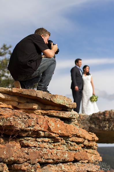 Wedding at the Mogollon Rim, Arizona