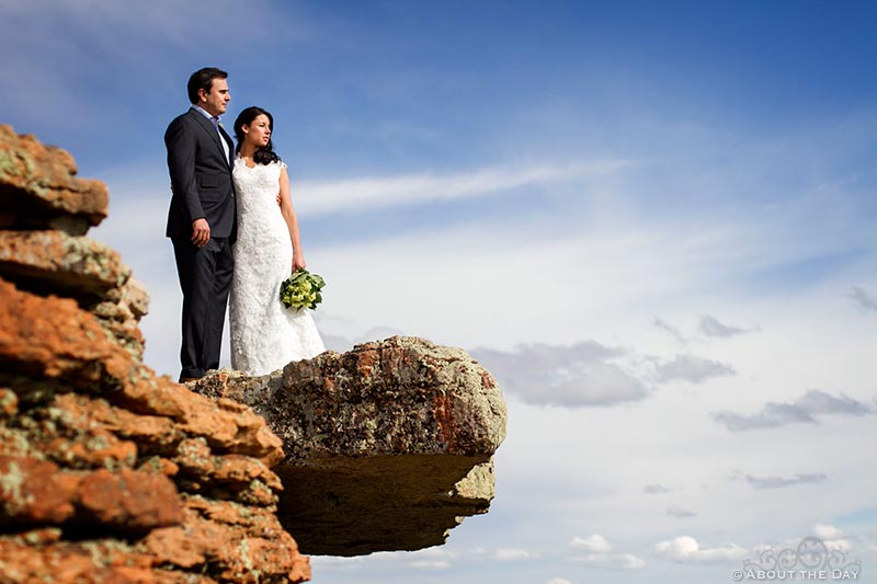 Wedding at the Mogollon Rim, Arizona