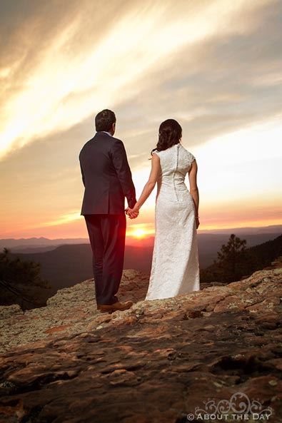 Wedding at the Mogollon Rim, Arizona