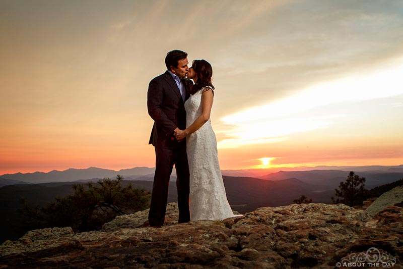 Wedding at the Mogollon Rim, Arizona