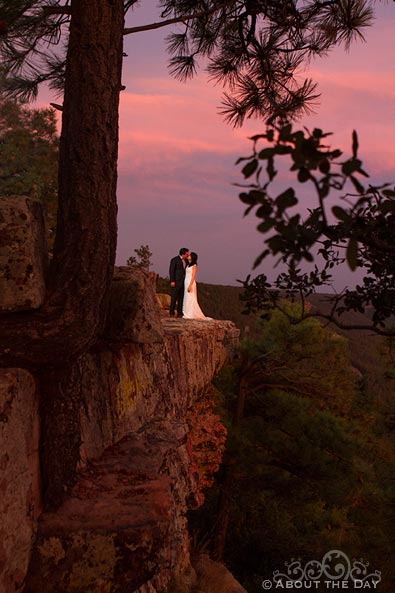 Wedding at the Mogollon Rim, Arizona