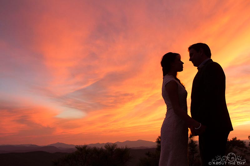 Wedding at the Mogollon Rim, Arizona