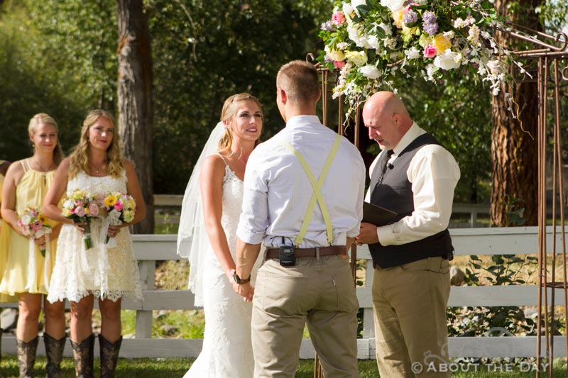 Wedding in Ellensburg, Washington