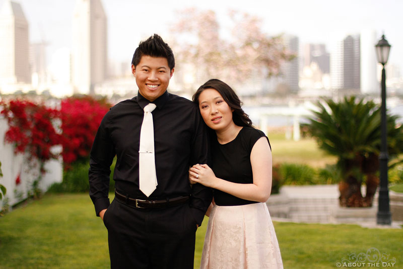 Engagement photos on Coronado Island