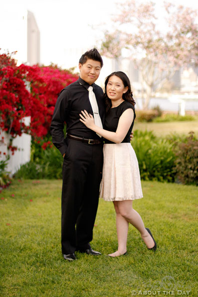 Engagement photos on Coronado Island