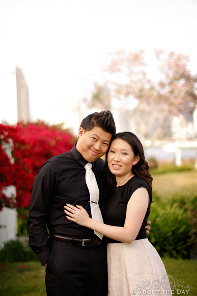 Engagement photos on Coronado Island