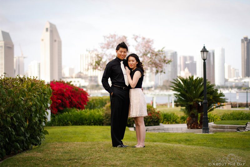 Engagement photos on Coronado Island