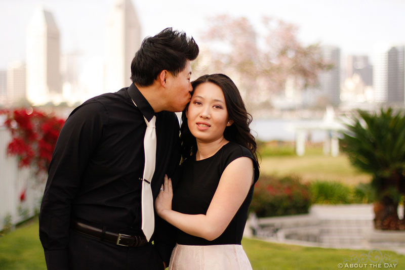 Engagement photos on Coronado Island