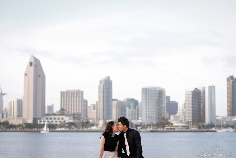 Engagement photos on Coronado Island