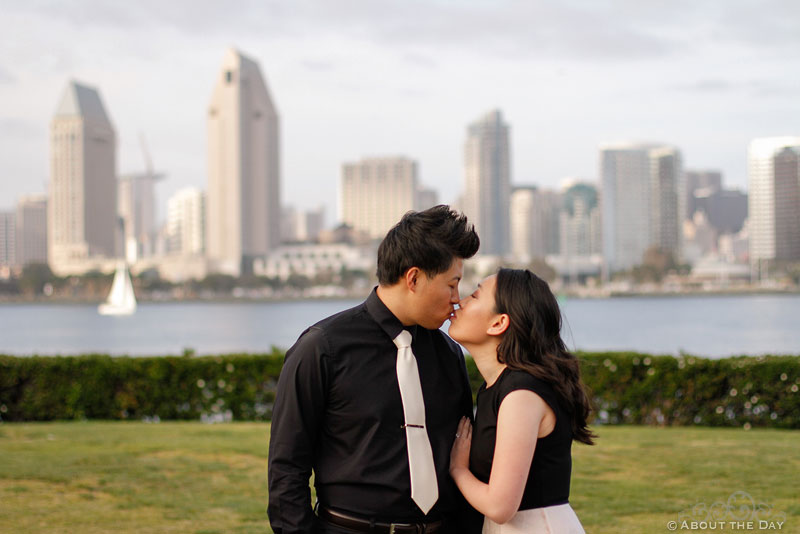 Engagement photos on Coronado Island