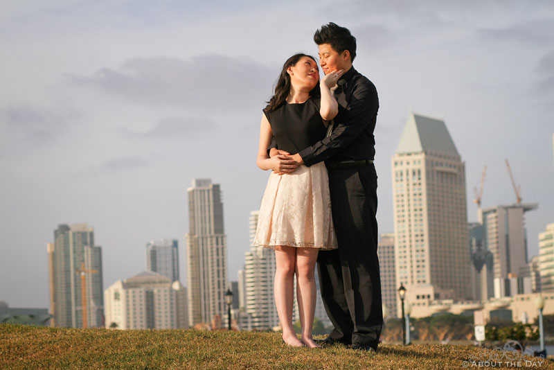 Engagement photos on Coronado Island