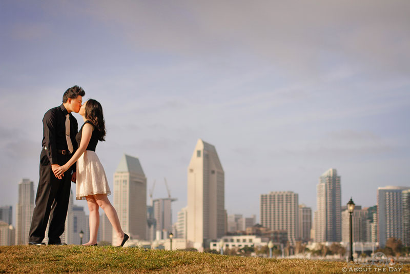 Engagement photos on Coronado Island