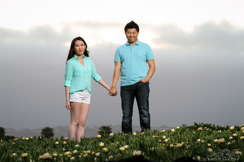 Engagement photos on Coronado Island