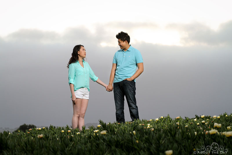 Engagement photos on Coronado Island