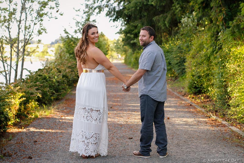 Engagement session in Olympia, Washington