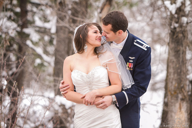 Wedding at the Air Force Academy in Colorado Springs, Colorado