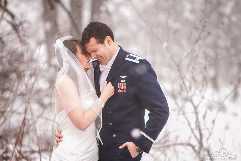 Wedding at the Air Force Academy in Colorado Springs, Colorado