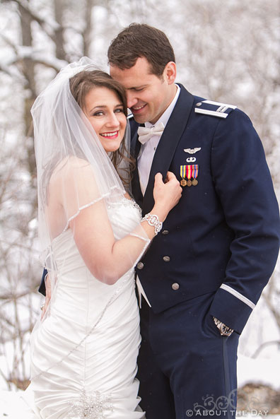 Wedding at the Air Force Academy in Colorado Springs, Colorado