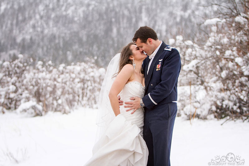 Wedding at the Air Force Academy in Colorado Springs, Colorado