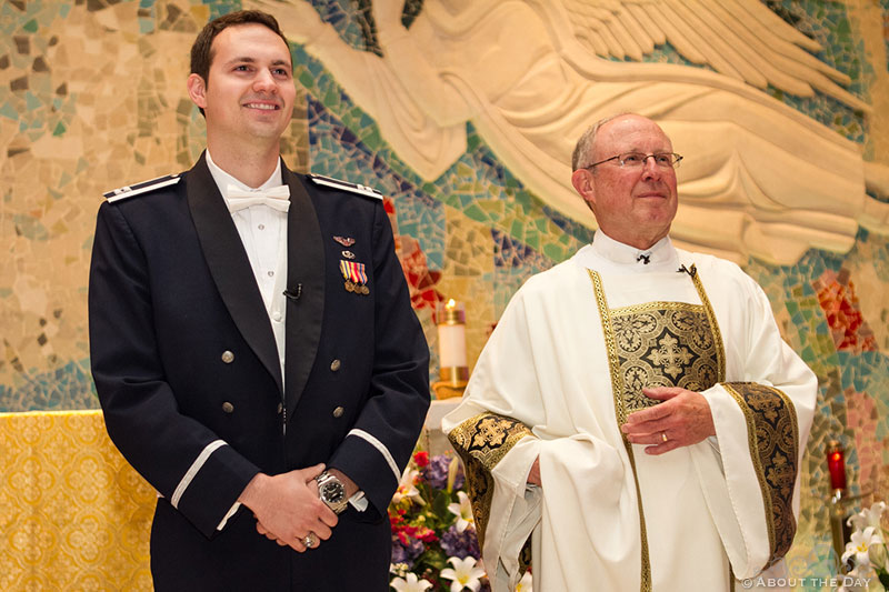 Wedding at the Air Force Academy in Colorado Springs, Colorado