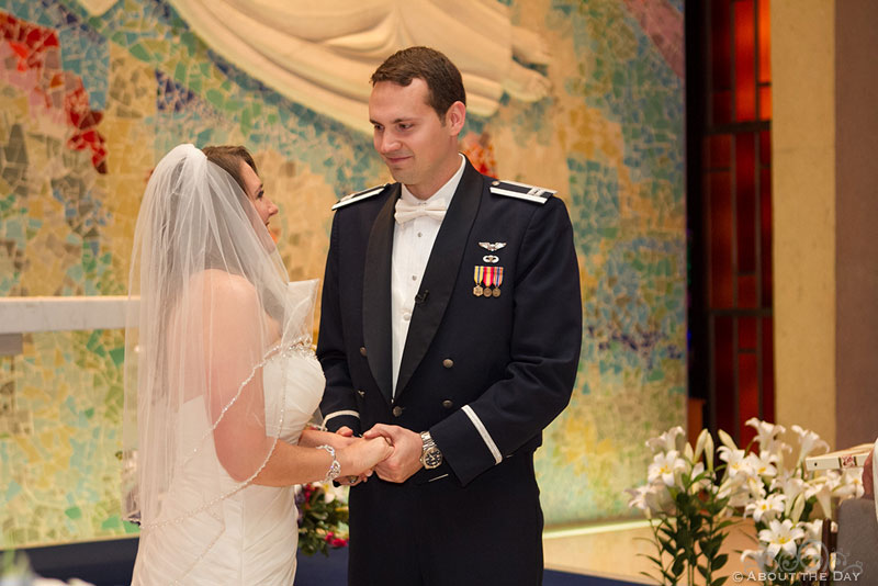 Wedding at the Air Force Academy in Colorado Springs, Colorado